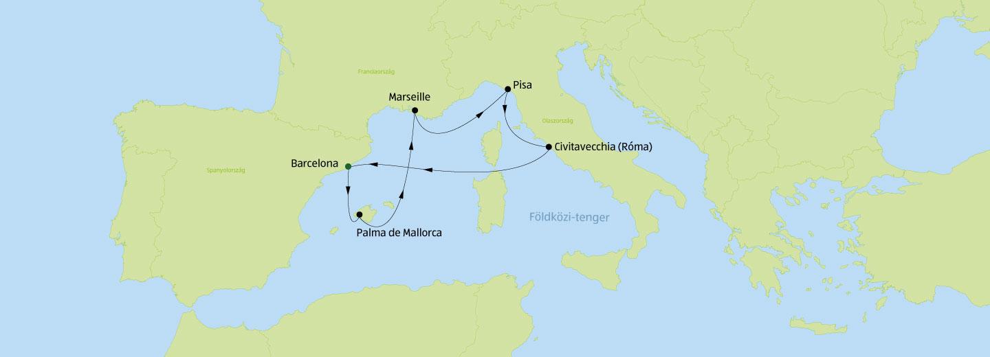 © Eurotours Földközi-tenger – hajóút