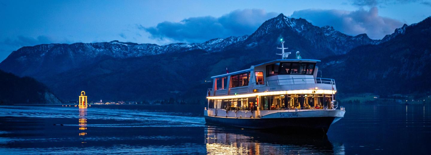 © Salzburg AG Tourismus GmbH Hajózás a Wolfgang-tavon