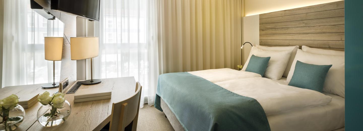 Zimmerbeispiel, Familienzimmer „Standard Atrium“