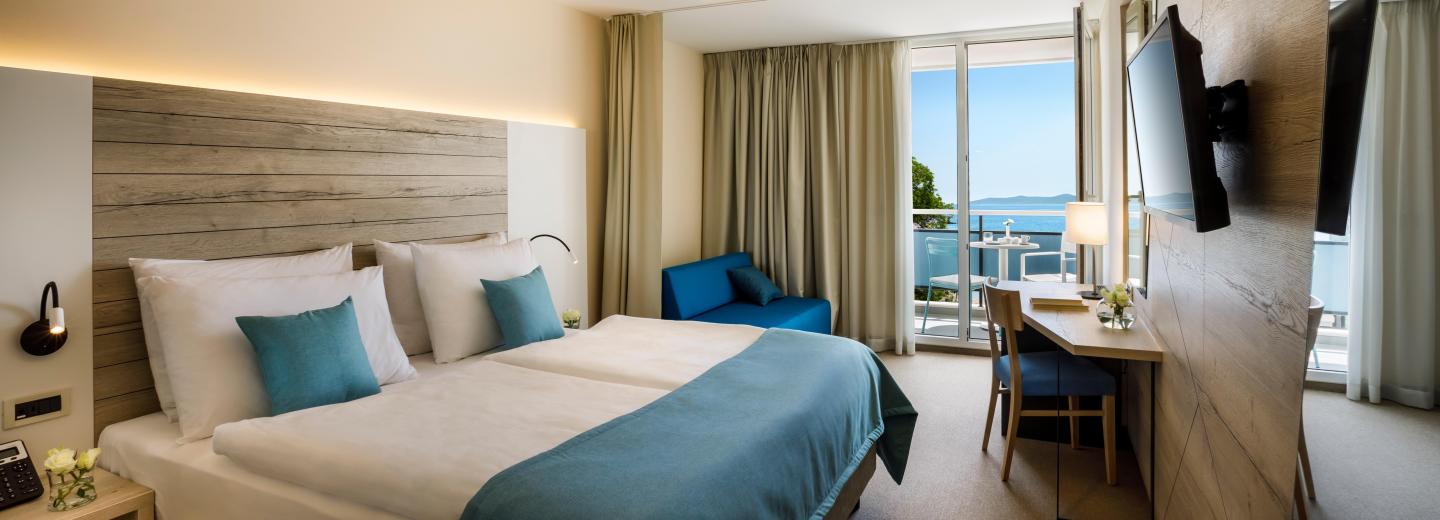 Zimmerbeispiel, Doppelzimmer „Superior Meerseite“