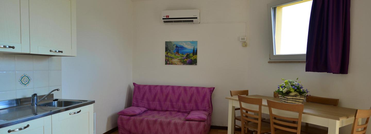 Apartman példa: Standard bungaló erkéllyel vagy terasszal Oleandro