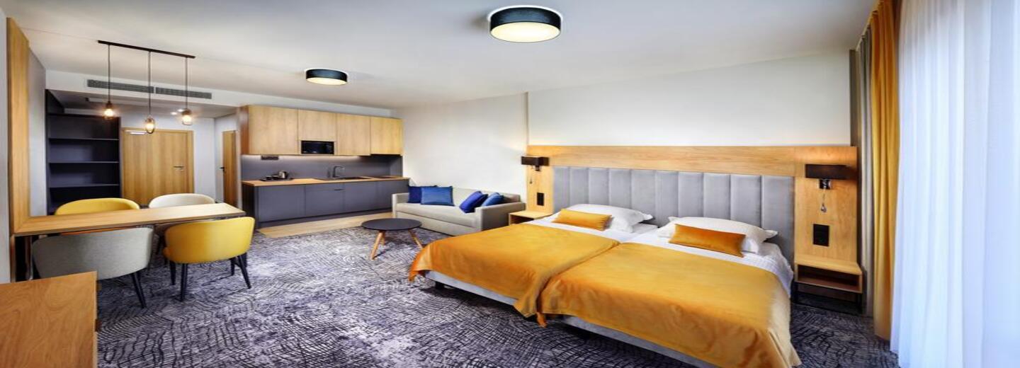 Zimmerbeispiel, Studio Suite Aquaparkblick