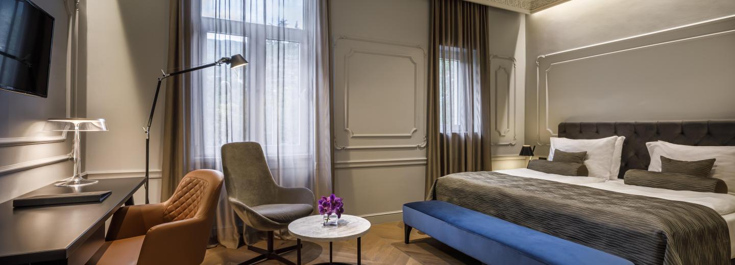 Zimmerbeispiel, Doppelzimmer «Klassisch Parkblick»