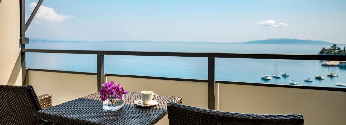 Zimmerbeispiel, Doppelzimmer «Superior Balkon Meerblick»