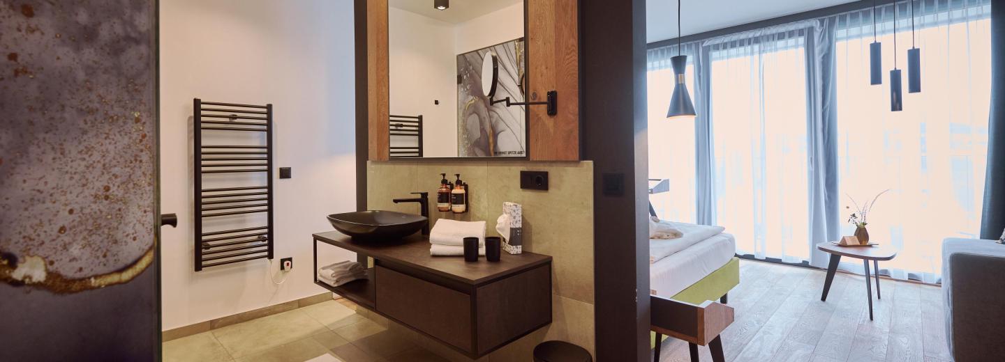 Zimmerbeispiel, Doppelzimmer „Deluxe“