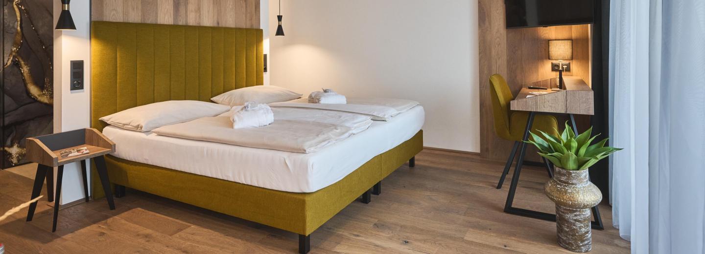 Zimmerbeispiel, Doppelzimmer „Deluxe“