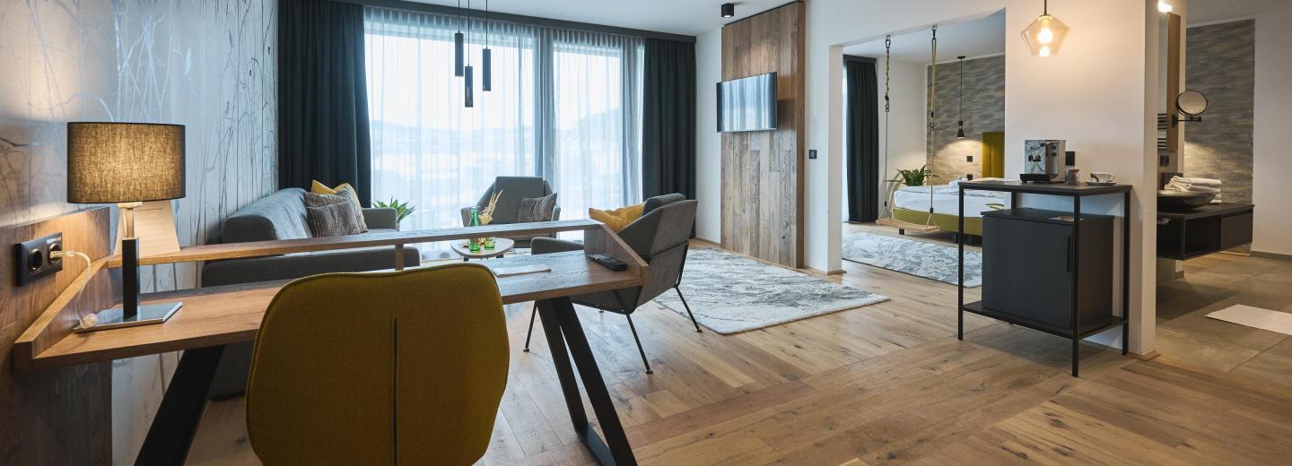 Zimmerbeispiel, Suite „Deluxe“