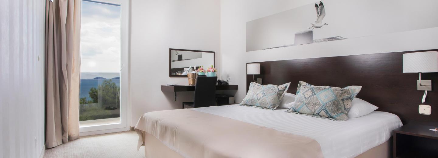 Zimmerbeispiel, Doppelzimmer Classic Balkon Meerblick