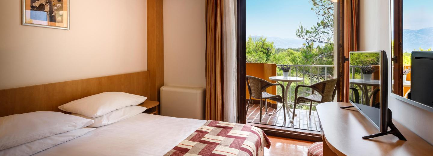 Zimmerbeispiel, Doppelzimmer Balkon '2+1'