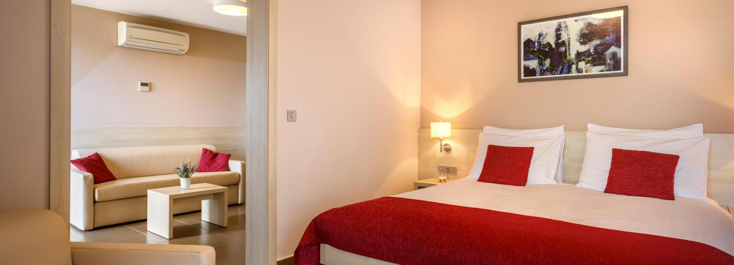 Zimmerbeispiel, Doppelzimmer Balkon