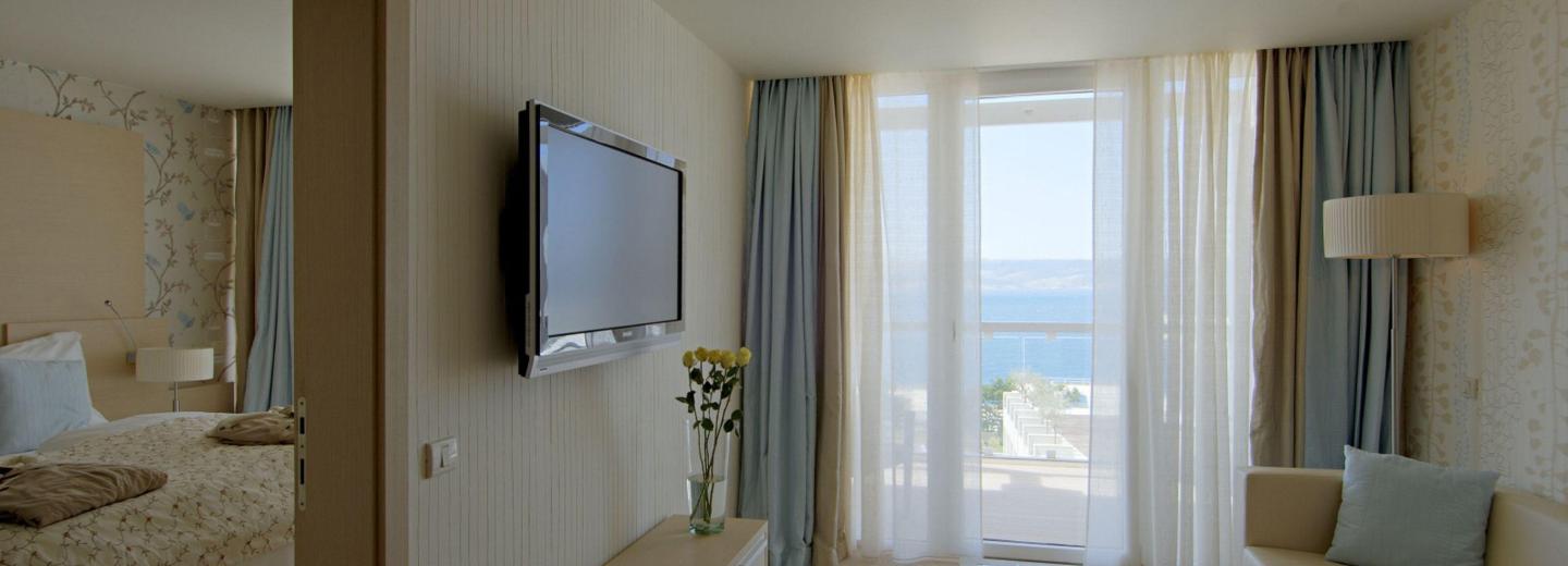 Zimmerbeispiel, Junior Suite Balkon Meerblick