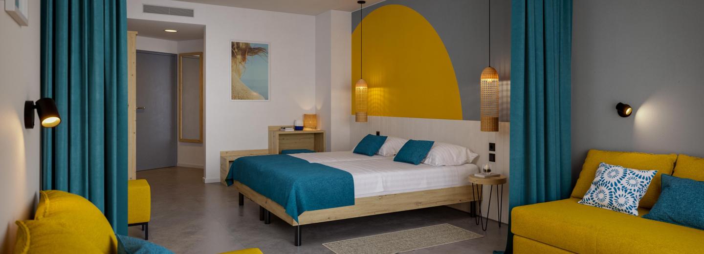 Szoba példa, Superior kétágyas szoba 2+2 erkély «CL4PB»