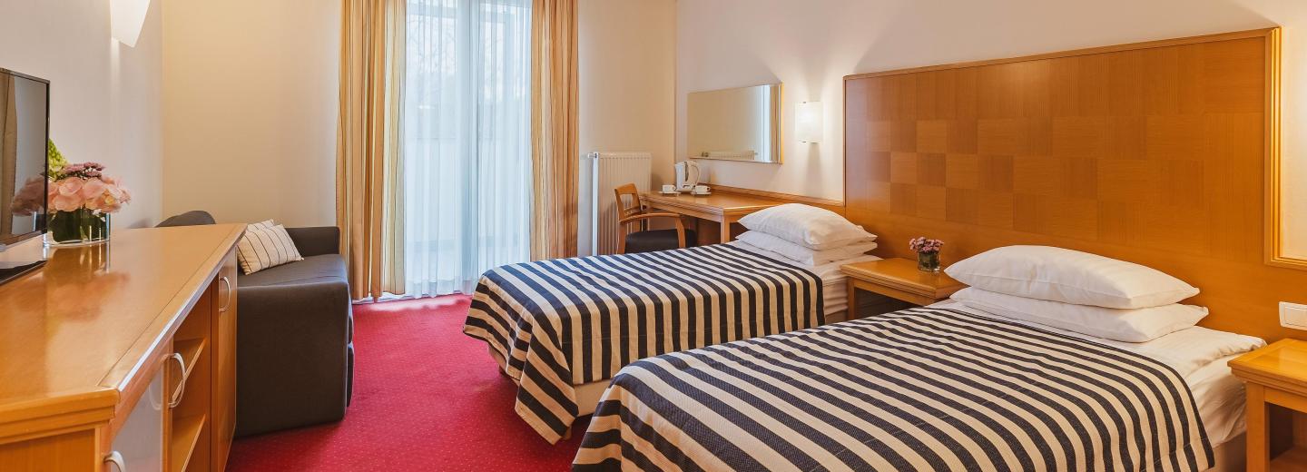 Szoba példa, standard kétágyas szoba DZ4