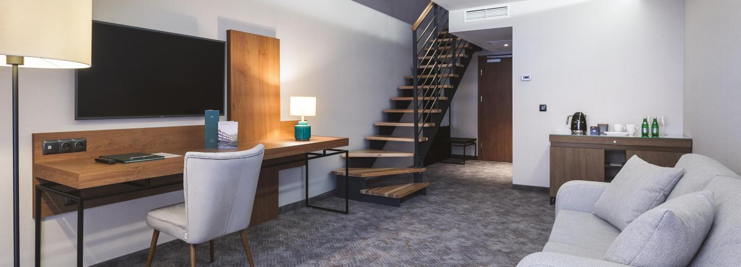 Szoba példa, Classic kétágyas szoba erkéllyel karzat