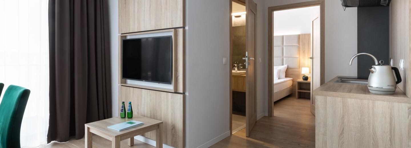 Szoba példa, Standard Plus apartman a melléképületben