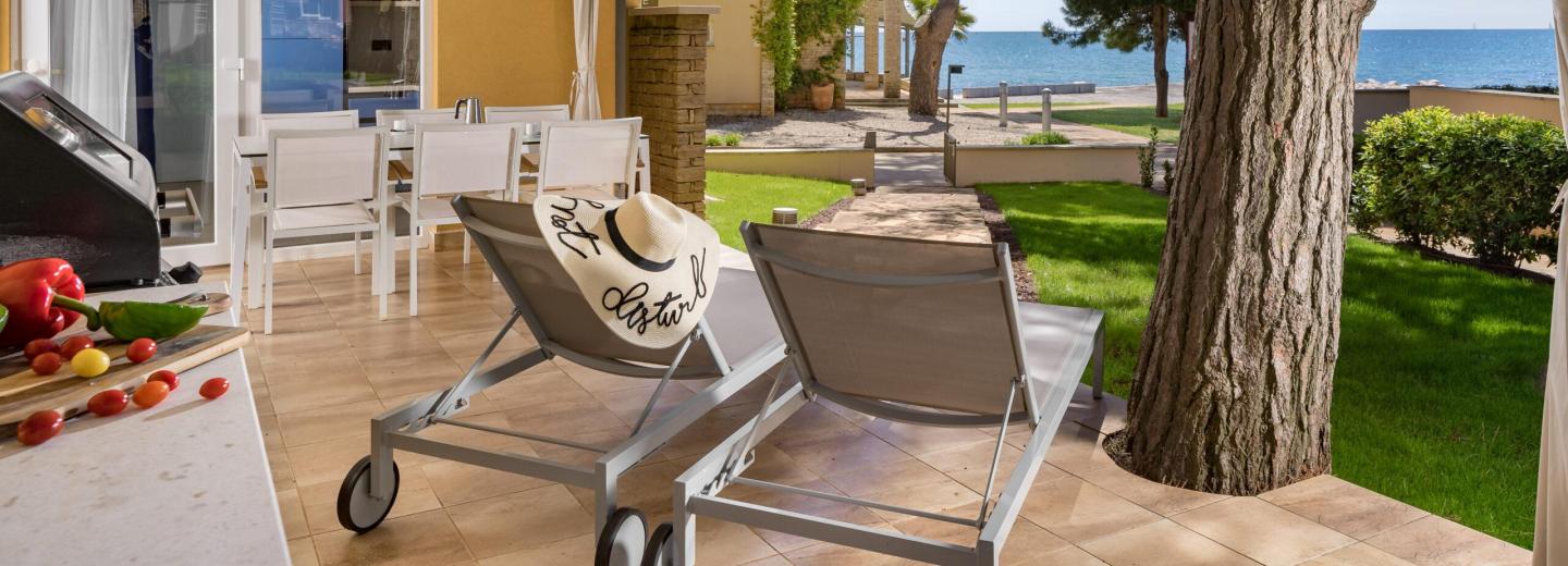 Szoba példa, Villa Superior terasz park oldalon „SV4P2”