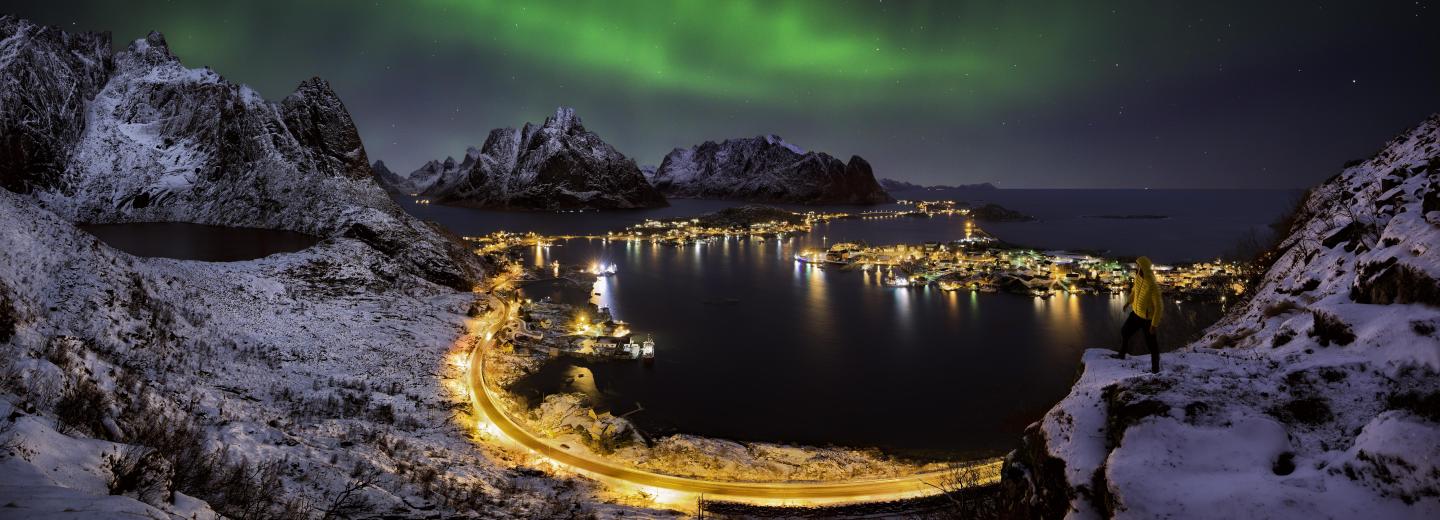 Sarki fény a norvég postai hajóútvonalon - hajóút