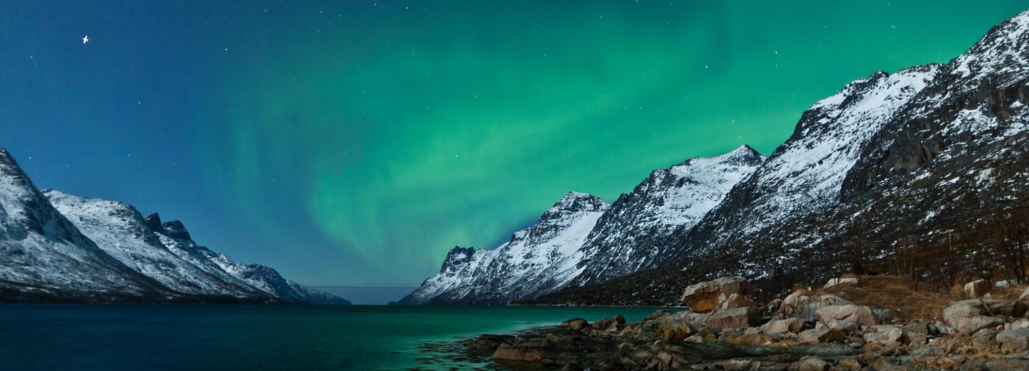 Sarki fény a norvég postai hajóútvonalon - hajóút