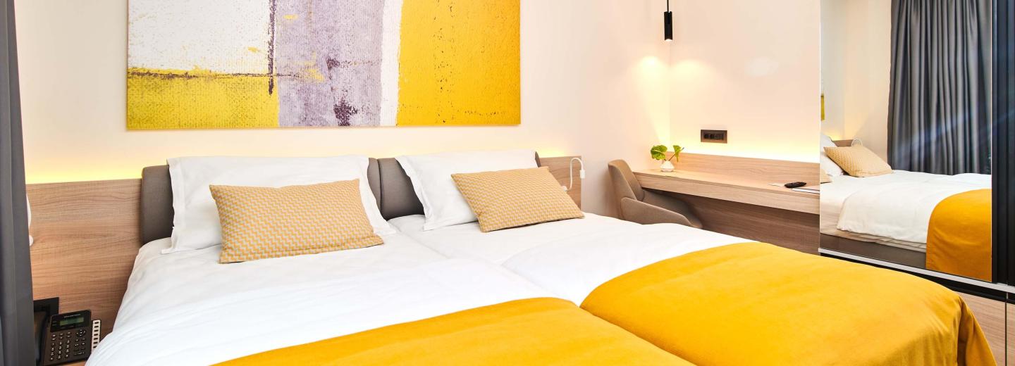 Zimmerbeispiel, Apartment Terrasse A4TP2