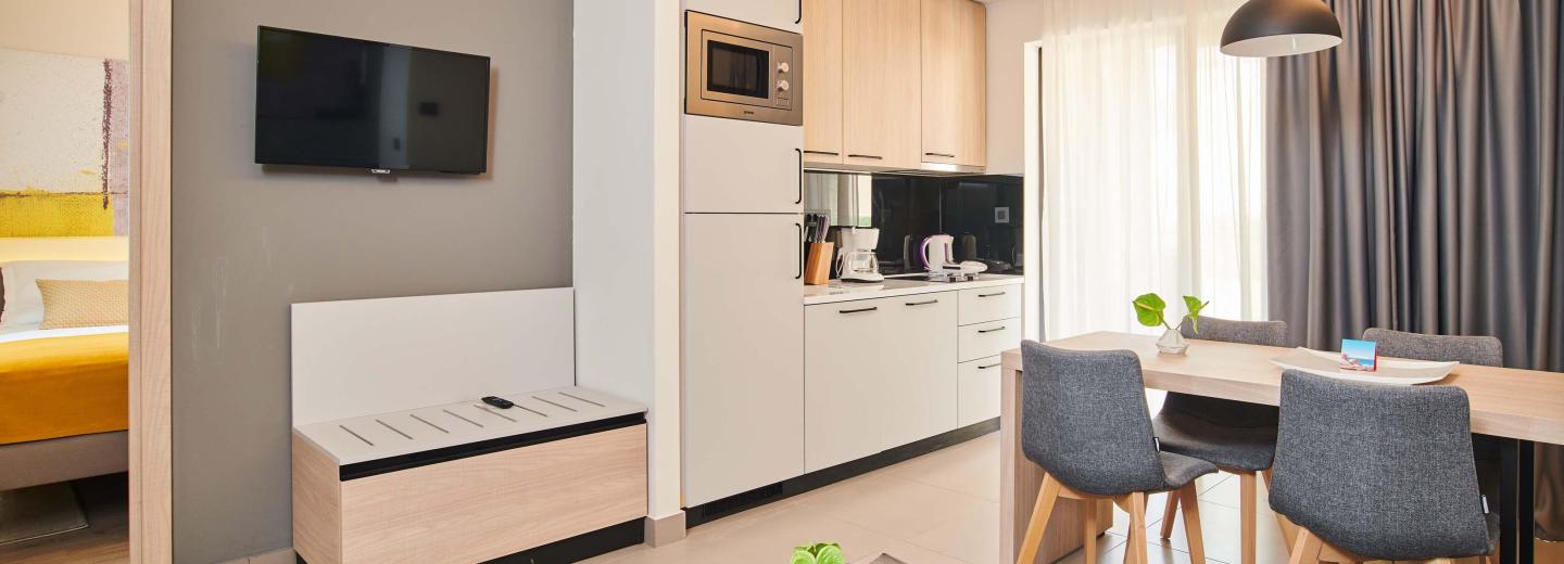 Zimmerbeispiel, Apartment Terrasse A4TP2