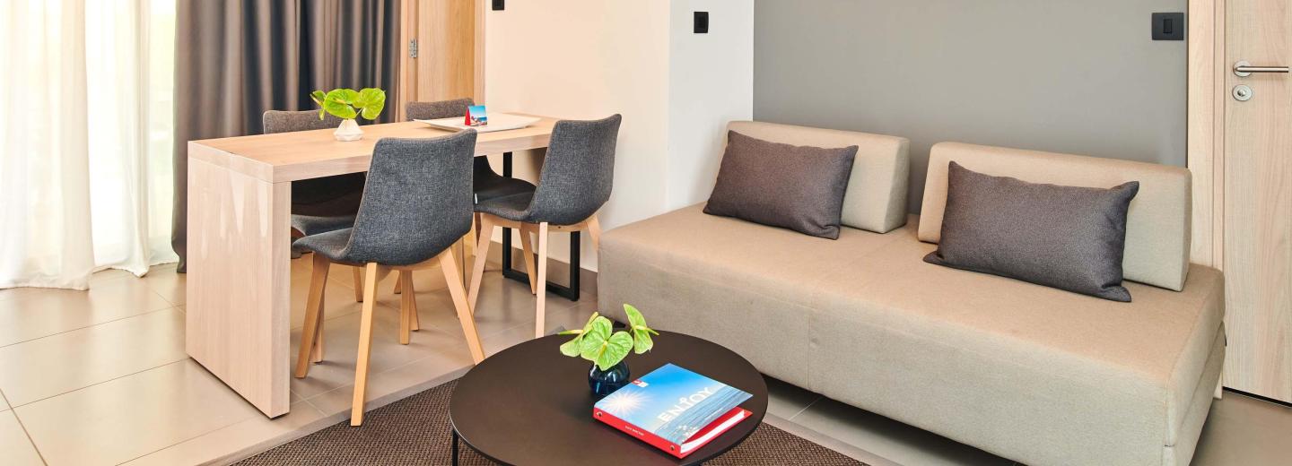 Zimmerbeispiel, Apartment Terrasse A4TP2