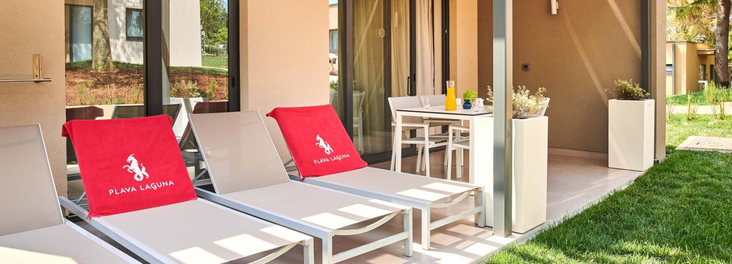 Zimmerbeispiel, Apartment Terrasse A4TP2