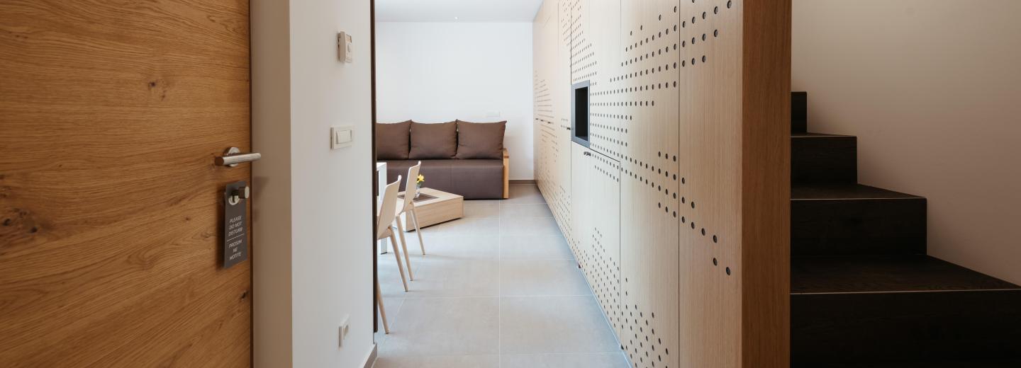 Szoba példa, apartman 4 felnőtt + 2 Gyermekek teraszsal