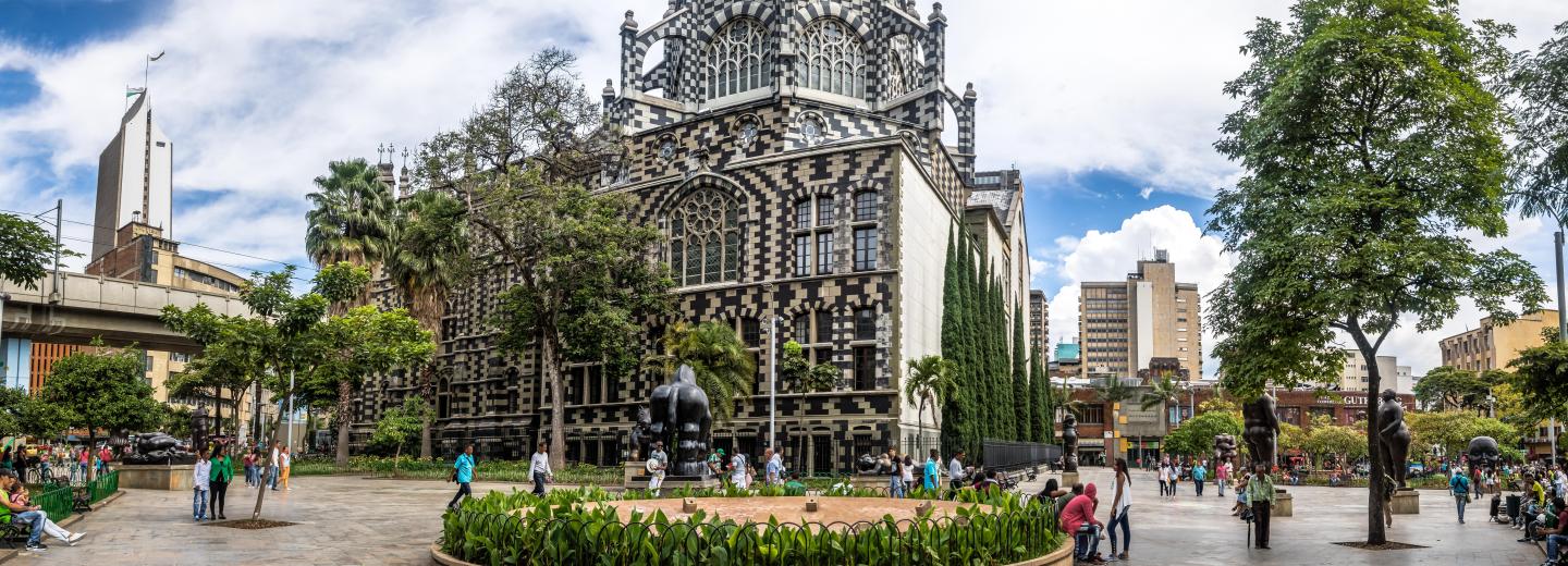 Botero Square and Palace of Culture, Medellín