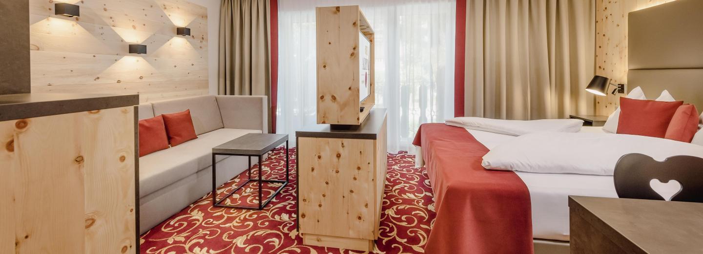 Zimmerbeispiel, Doppelzimmer Balkon