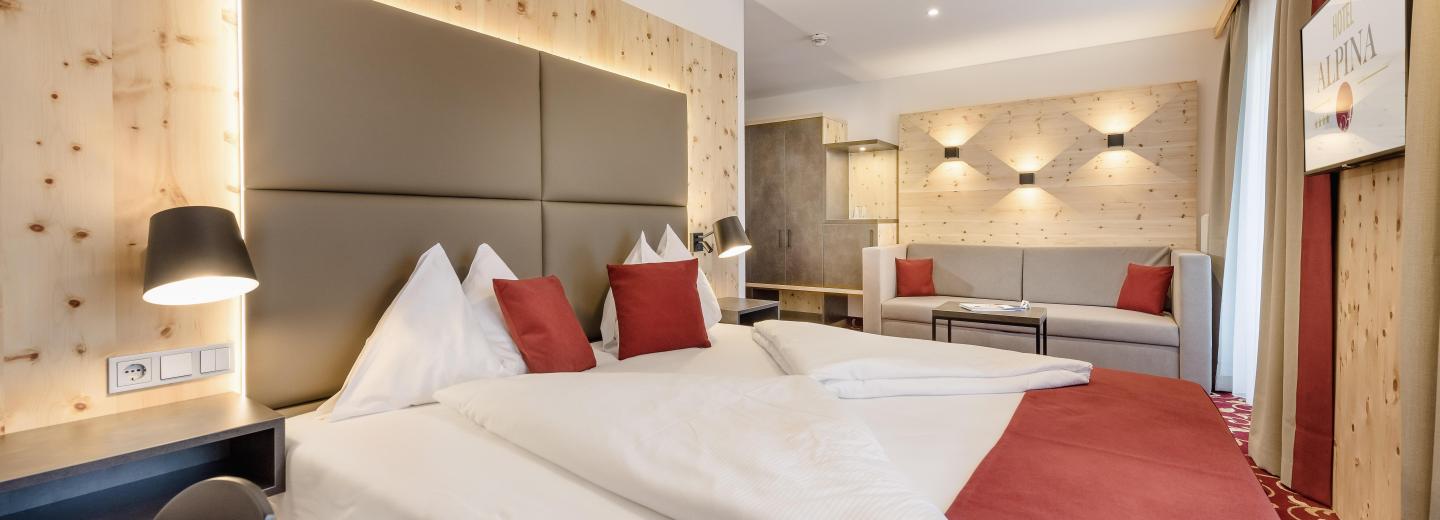 Zimmerbeispiel, Doppelzimmer Balkon