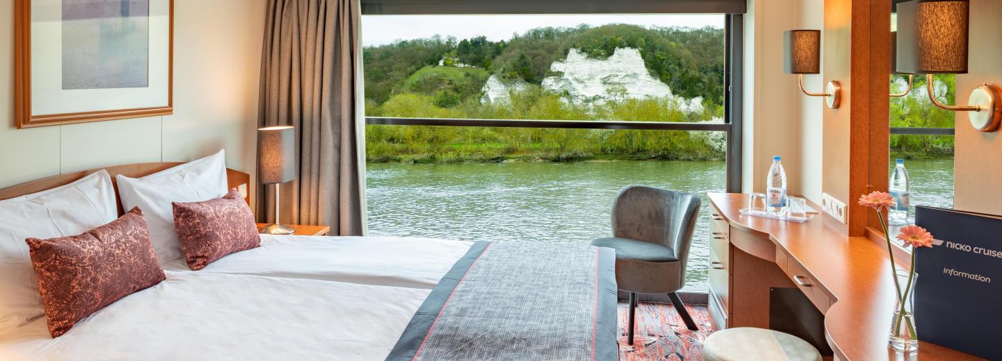 Kabinenbeispiel/Außenkabine/Oberdeck Deluxe/Seine Comtesse